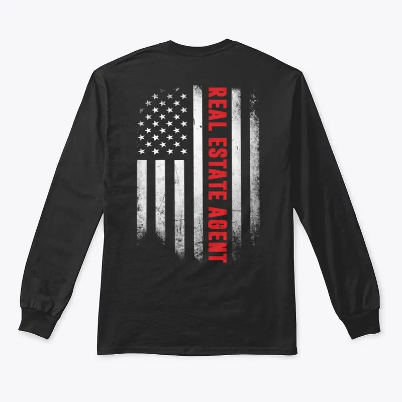 US FLAG REAL ESTATE AGENT SHIRT