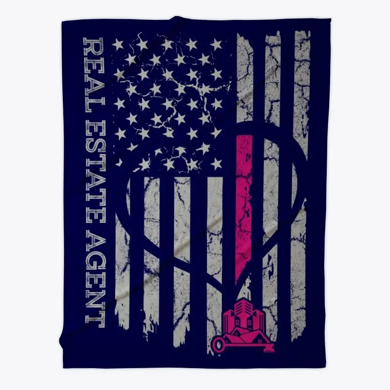 US Flag Real Estate Agent Blanket