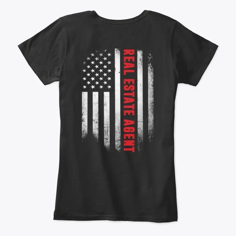 US FLAG REAL ESTATE AGENT SHIRT