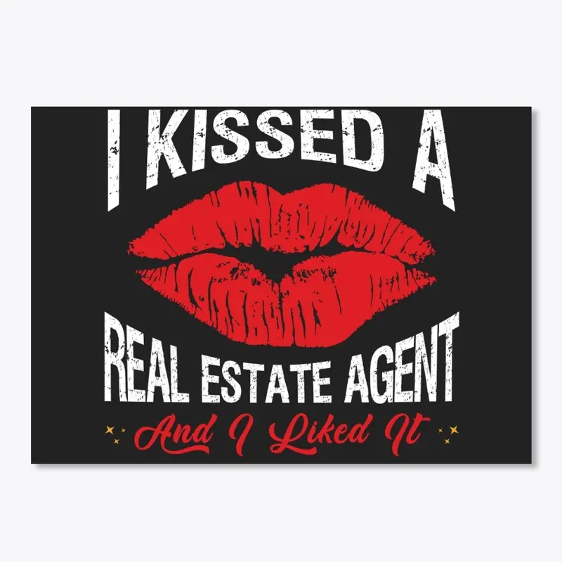 I Kissed A Real Estate Agent Face Mask