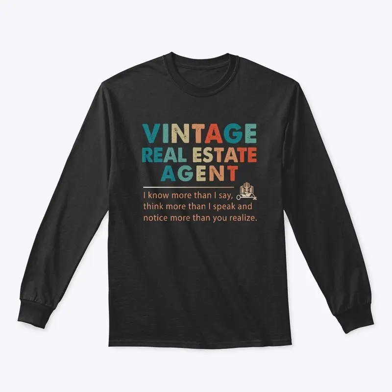 Vintage Real Estate Agent Hoodie