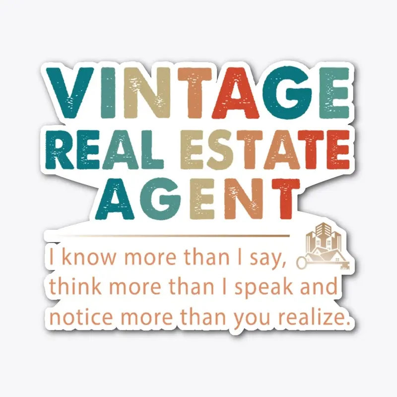 Vintage Real Estate Agent Hoodie