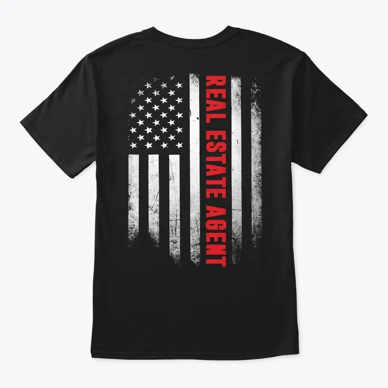 US FLAG REAL ESTATE AGENT SHIRT